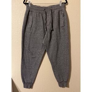 PHAT FARM Men's Sweatpants - Black - Small Hole - Good Condition